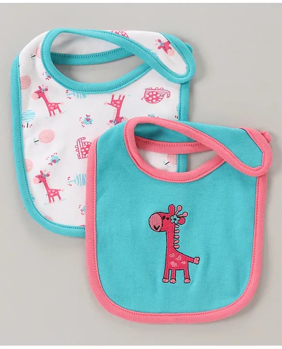 Babyhug Cotton Bib with Velcro