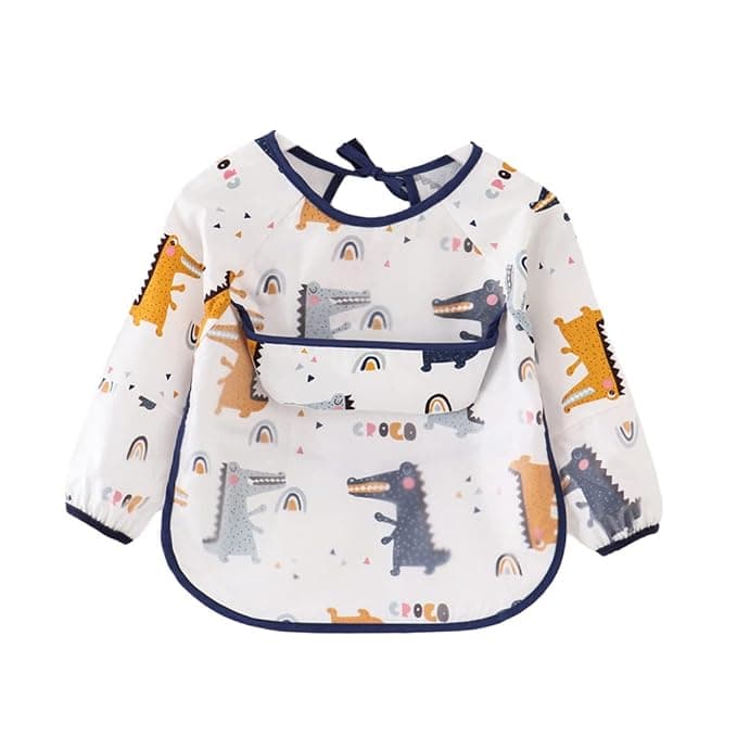 SNOWIE SOFT Sleeved Bib Baby Bib with Pocket