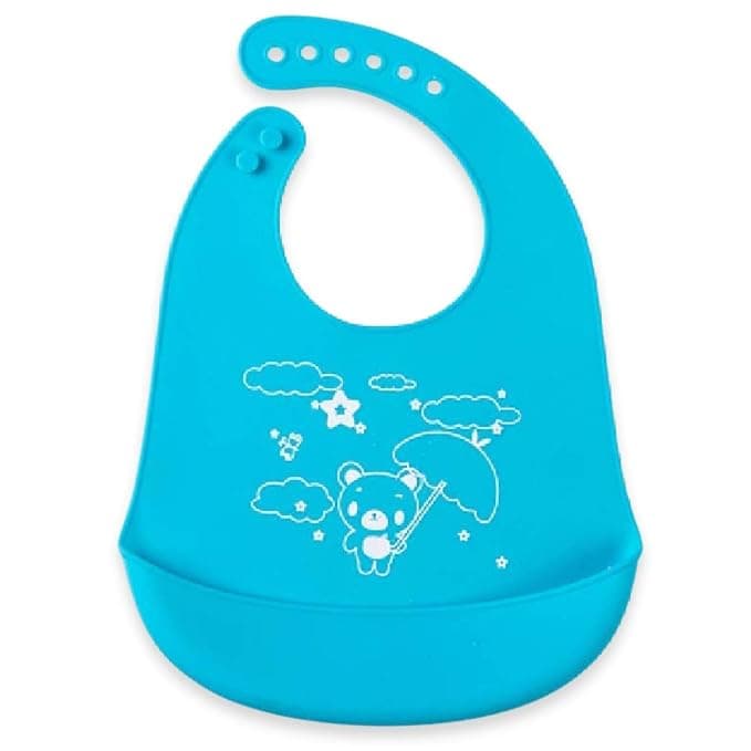 SYGA Baby Cute Cartoon Printing Waterproof Silicone Bib